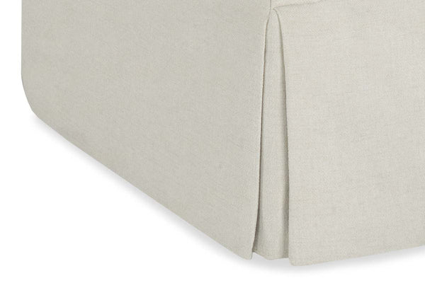 Paulina 8-Way Hand Tied Fabric 360 Swivel Pillow Back Accent Chair With Skirt