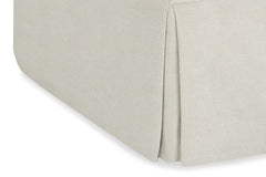 Paulina 8-Way Hand Tied Fabric 360 Swivel Pillow Back Accent Chair With Skirt