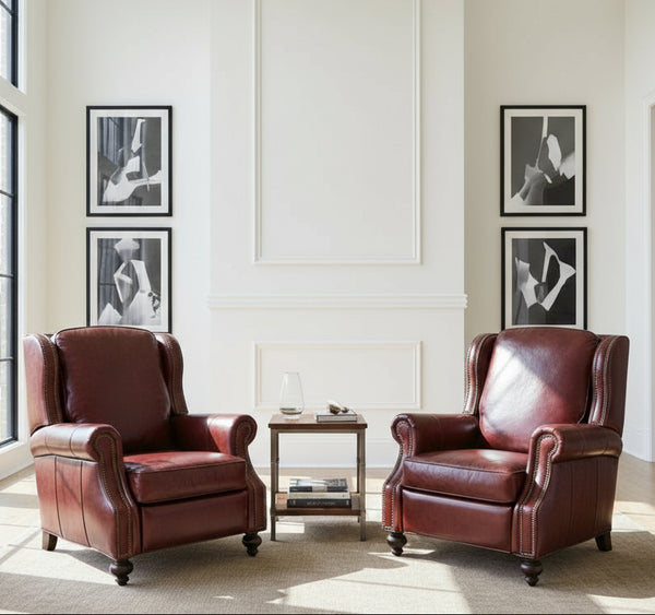 Paulson "Quick Ship" Recliner in Cornwall Leather