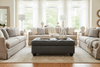 Paxton Tufted 36", 48", 56", Or 65" Inch Rectangular Leather Ottoman (4 Sizes Available)