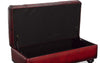 Image of Lucas STORAGE Tufted 36", 40", 44", Or 48" Inch Square Leather Ottoman (4 Sizes Available)