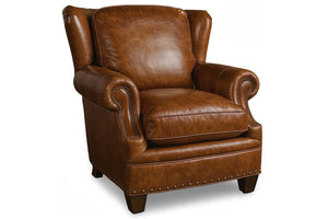 Perry Large Leather Club Chair