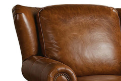 Perry Large Leather Club Chair
