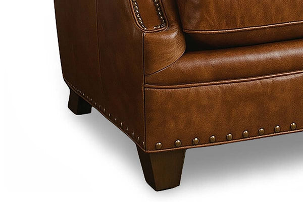 Perry Large Leather Club Chair