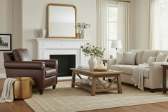 Phillip Transitional Leather Club Chair