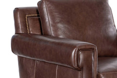 Phillip Transitional Leather Club Chair