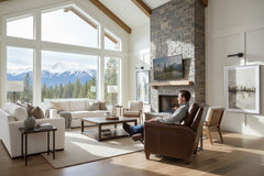 Phillip Leather Pillow Back Recliner Chair