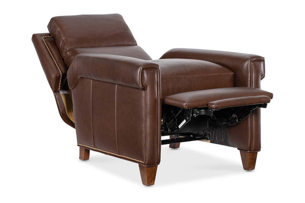 Phillip Leather Pillow Back Recliner Chair