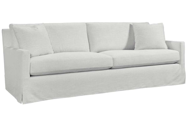 Phoebe 96 Inch Slipcovered "Quick Ship" Track Arm Sofa - In Stock