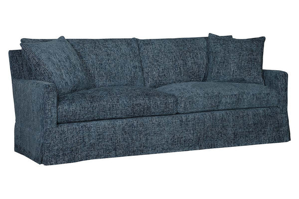 Phoebe Lake 85 Inch Slipcovered "Quick Ship" Track Arm Sofa