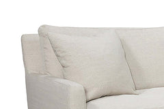 Phoebe Pebble 85 Inch Slipcovered "Quick Ship" Track Arm Sofa