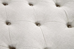 Pierce "Quick Ship" 42 Inch Square Tufted Top Ottoman