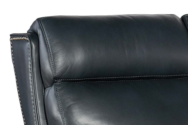 Piers Denim "Quick Ship" ZERO GRAVITY Wall Hugger Reclining Leather Living Room Furniture Collection