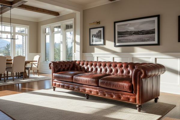 Portman 108 Inch Grand Scale Chesterfield Sofa