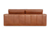 Image of Preston 84 Inch Two Cushion Wide Track Arm Leather Sofa