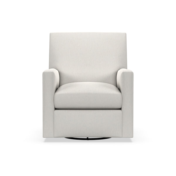 Blaine Contemporary SWIVEL/GLIDER Fabric Accent Chair