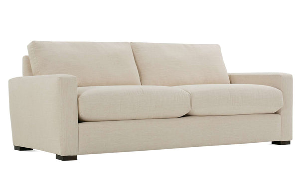 Noah 89 Inch Fabric Two Cushion Track Arm Sofa