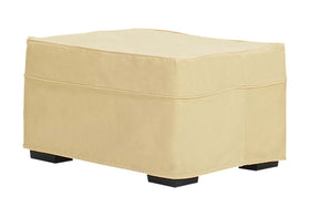 Rachel Slipcover Ottoman Foot Stool