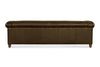 Image of Regal 96 Inch Two Cushion Shelter Arm Leather Sofa