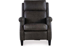 Renny Lead Dual Power "Quick Ship" Leather Transitional Recliner