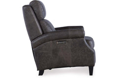 Renny Lead Dual Power "Quick Ship" Leather Transitional Recliner