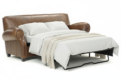 Richmond 85 Inch Leather Queen Sleeper Sofa