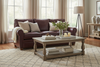 Image of Rockefeller 87 Inch 8-Way Hand Tied Traditional Leather Pillowback Sofa - Delight In Exquisite Comfort And First-Class Quality