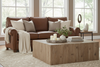 Image of Rockefeller 87 Inch 8-Way Hand Tied Traditional Leather Pillowback Sofa - Delight In Exquisite Comfort And First-Class Quality