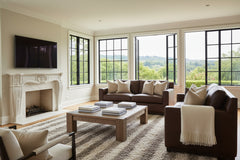 Ronald 82.5 Inch Modern Small Leather Sofa