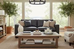 Ronald 82.5 Inch Modern Small Leather Sofa