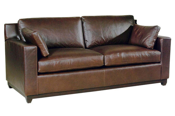 Ronald 82.5 Inch Modern Small Leather Sofa