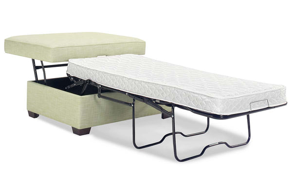 Rory Fabric Upholstered Twin Size Sleeper Ottoman