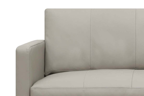 Rowen 77 Inch Leather Contemporary Queen Sleeper Sofa