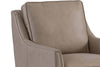 Image of Samuel "Quick Ship" Transitional Leather Livingroom Chair