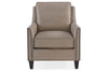 Image of Samuel "Quick Ship" Transitional Leather Livingroom Chair