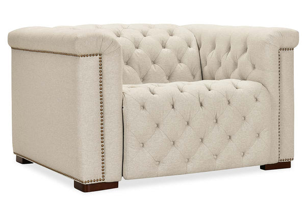Savion Beach Quick Ship Reclining Chesterfield Chair