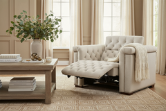 Savion Beach "Quick Ship" Reclining Chesterfield Chair