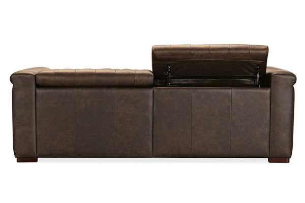 Savion Saddlewood "Quick Ship" Leather Living Room Furniture Collection