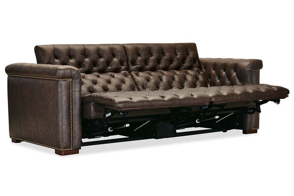 Savion Saddlewood "Quick Ship" Leather Living Room Furniture Collection