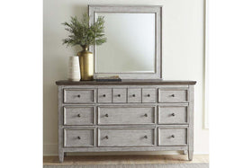 Sawyer Queen Or King Decorative Tile Wood Panel Bed 