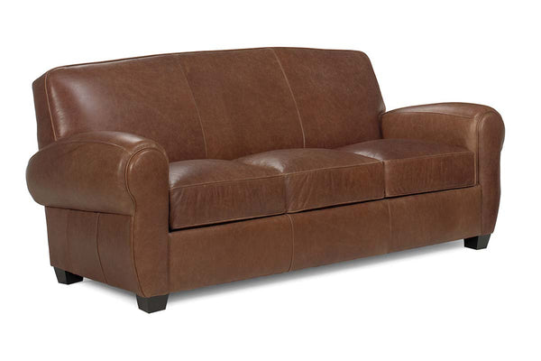 Sebastian Brown Leather Couch Collection