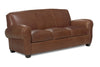 Image of Sebastian Brown Leather Couch Collection