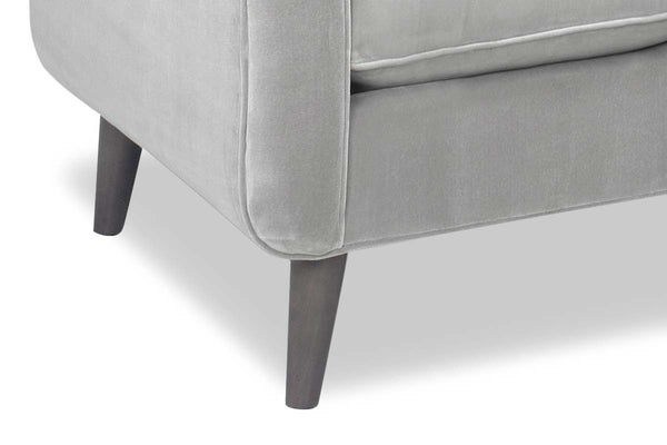 Serafina Modern 8-Way Hand Tied Sofa Collection With Vertically Ribbed Back