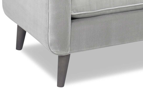 Serafina Modern 8-Way Hand Tied Sofa Collection With Vertically Ribbed Back