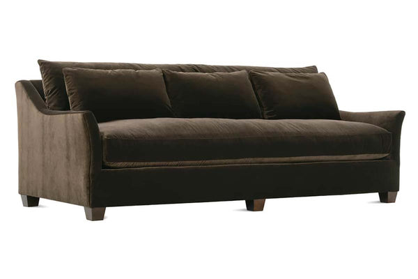 Shauna 98 Inch "Quick Ship" Bench Seat Fabric Upholstered Sofa