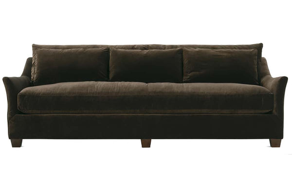 Shauna 98 Inch "Quick Ship" Bench Seat Fabric Upholstered Sofa
