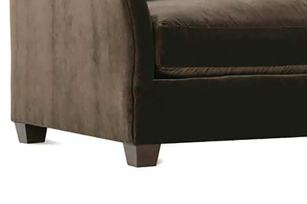 Shauna 98 Inch "Quick Ship" Bench Seat Fabric Upholstered Sofa