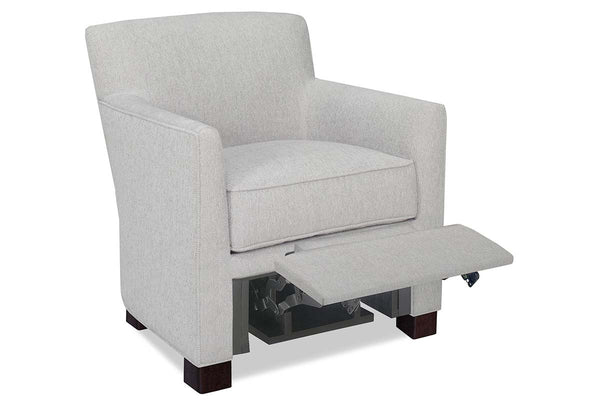 Shay Petite Tight Back Fabric "Hybrid" Chair With Power Footrest