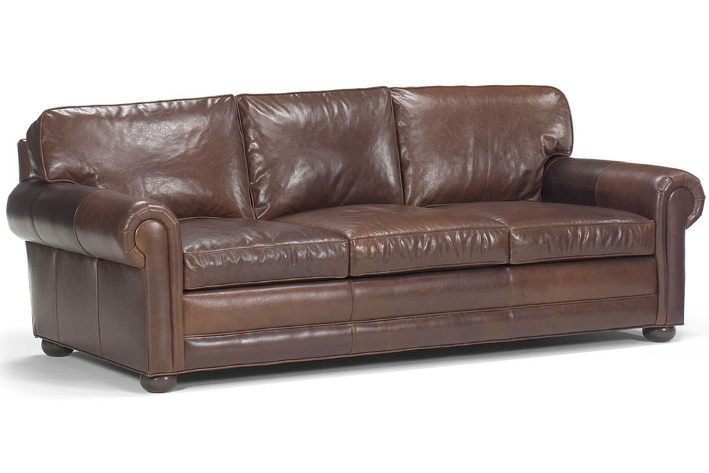 Sheffield Large Leather Couch Extra Deep Seat Leather Sofa