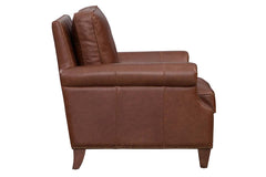 Shelley Chaps "Quick Ship" Traditional Top Grain Leather Pillow Back Chair
